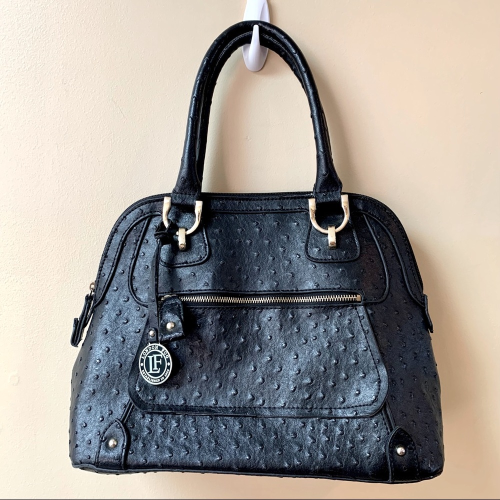 London Fog Black Satchel Bag